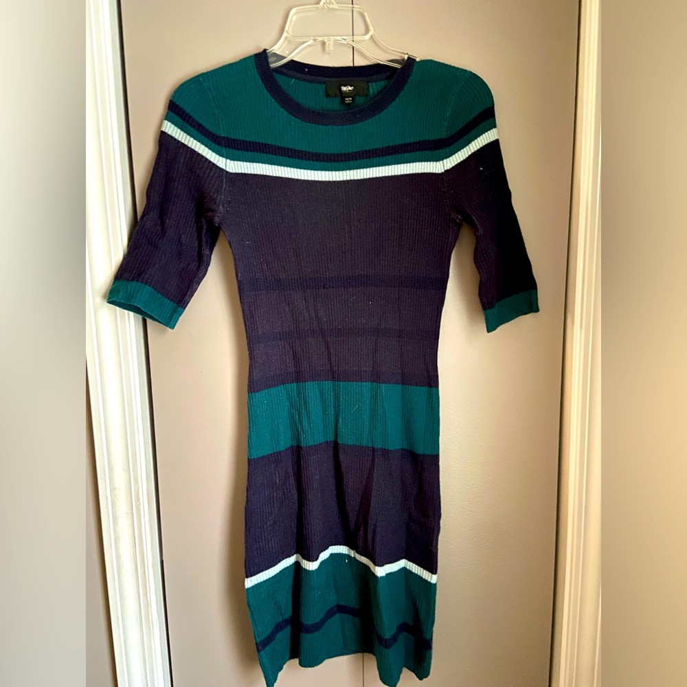 Massimo supply company striped sweater dress